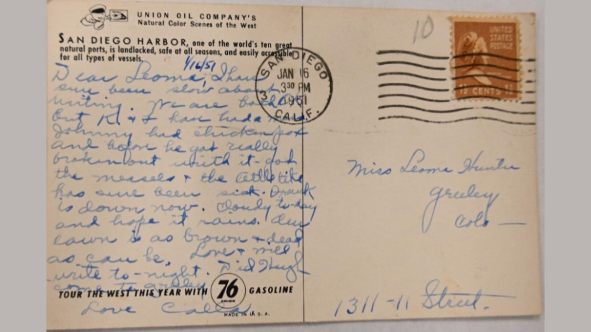 Police department asks for help identifying vintage postcards