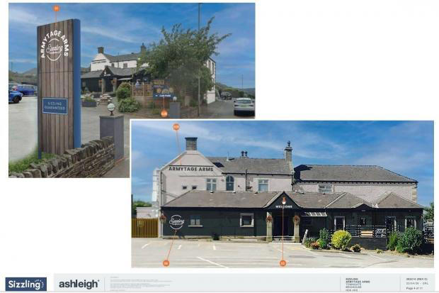 Bid for new signs to add some sizzle to Brighouse pub and grill