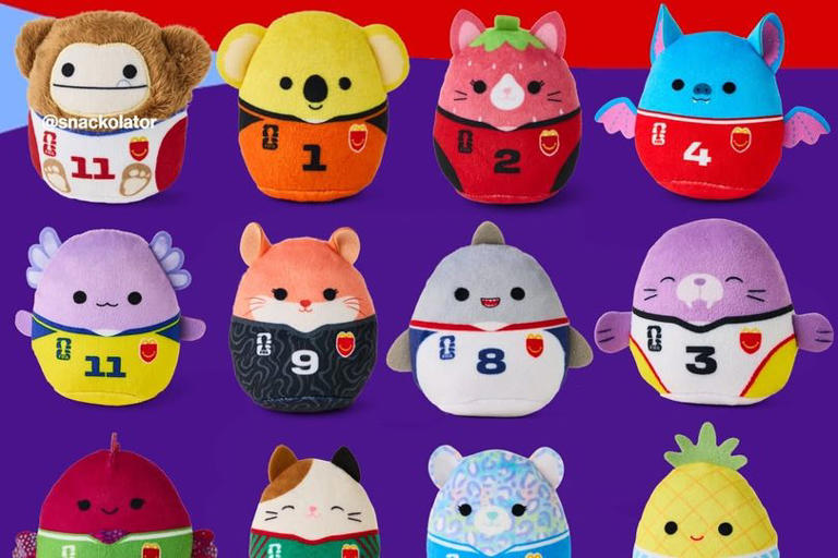 McDonald's to launch 2026 World Cup Squishmallows in Happy Meals for ...