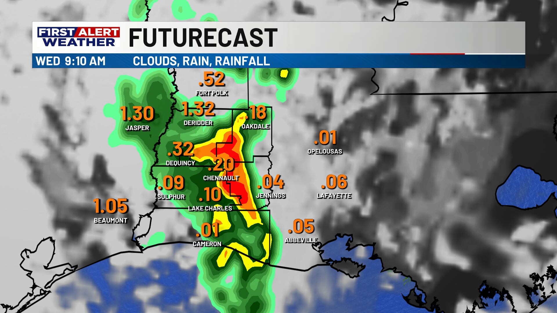 First alert forecast: Widespread rain returns Wednesday