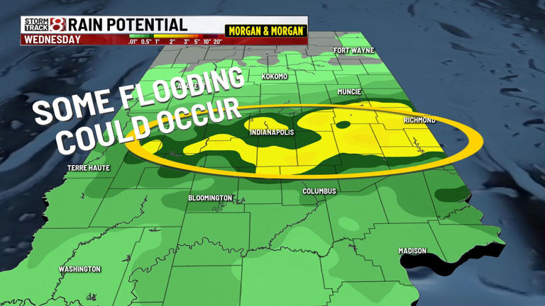 Locally heavy rain & storms for some Wednesday, dry & quiet the rest of ...