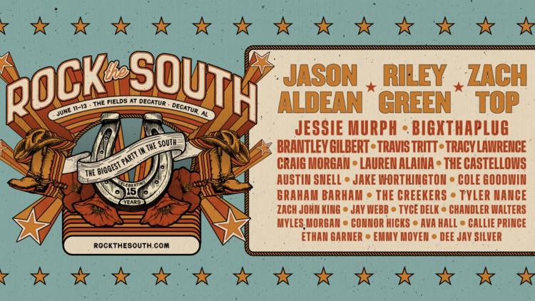 Rock the South reveals daily lineup for June festival