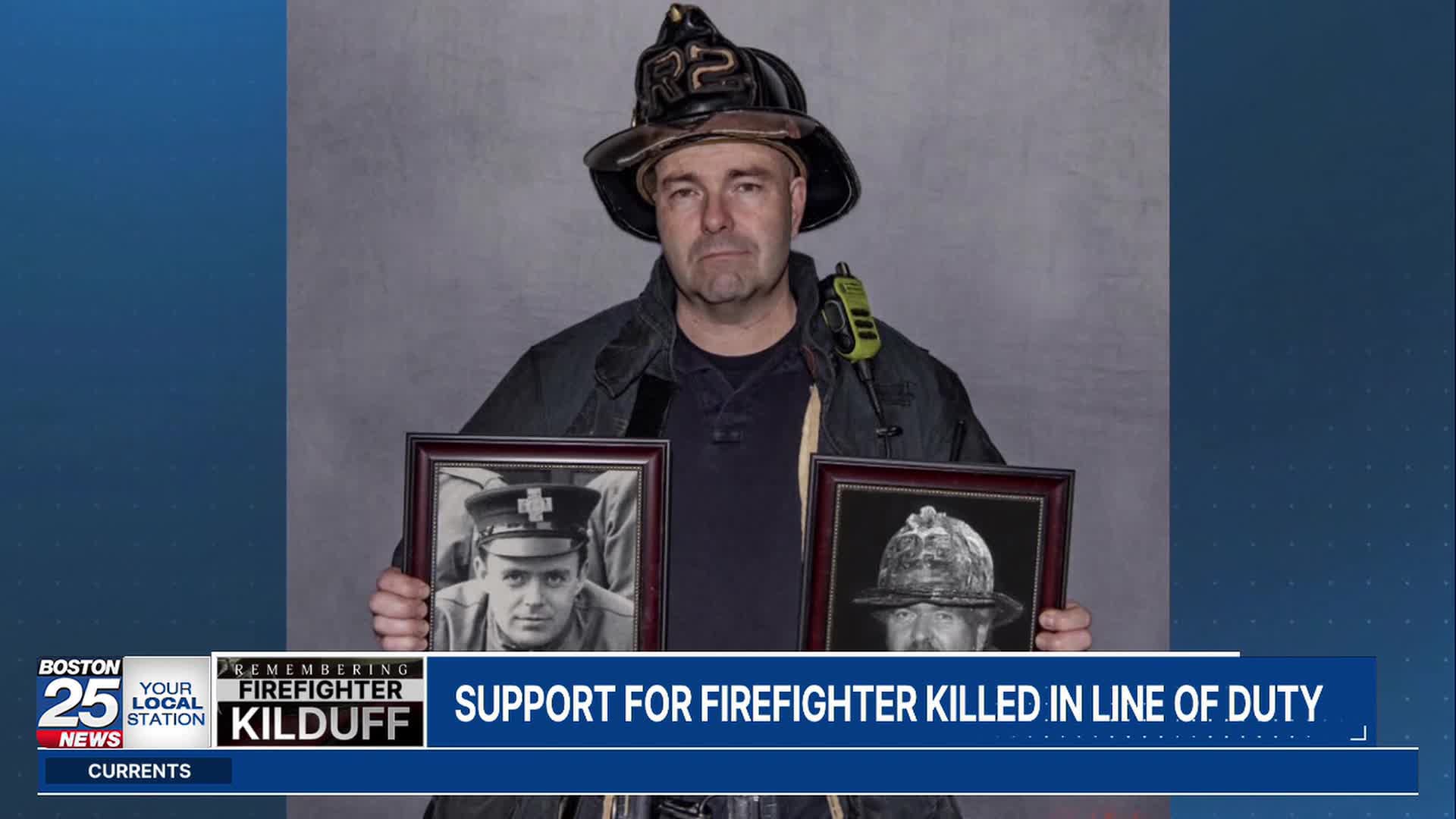 Boston firefighter honored as community rallies around family and ...