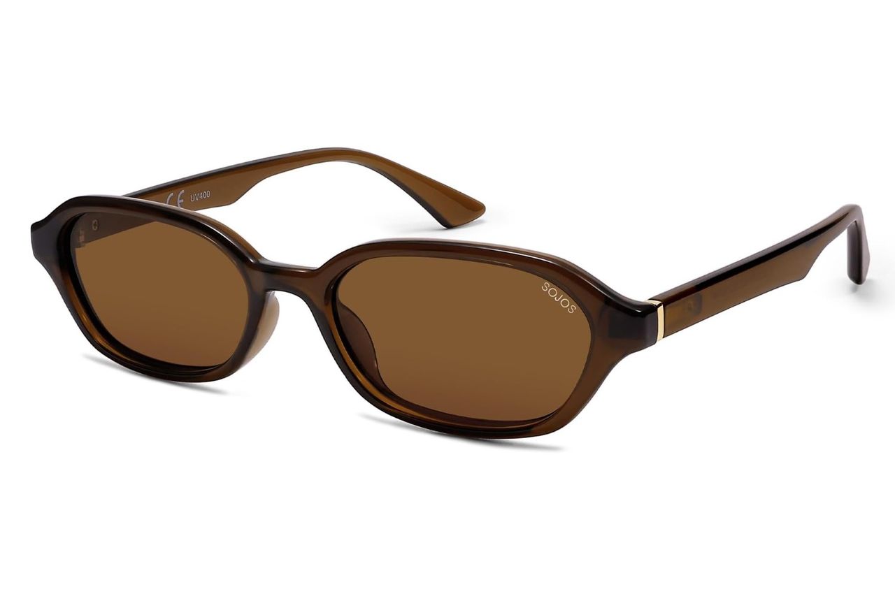 Amazon SOJOS Retro Rectangle Polarized Sunglasses