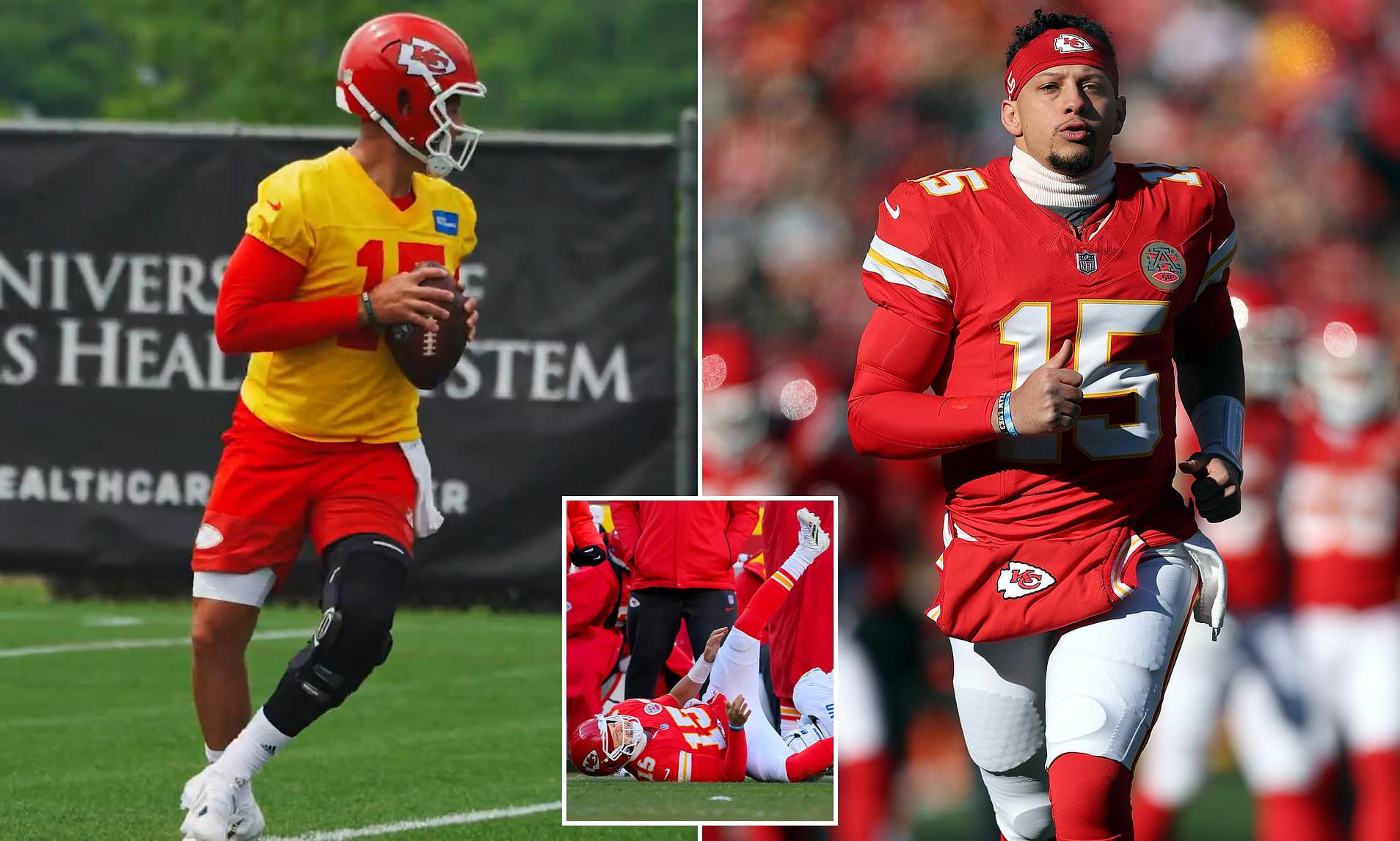 Patrick Mahomes makes shock return to Chiefs practice just five months ...