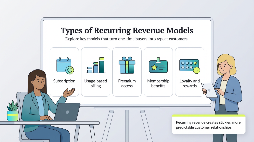 Keep your customers coming back with a recurring revenue sales model
