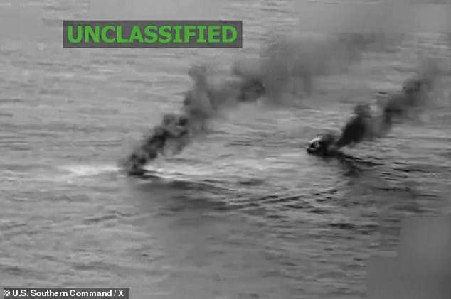 Pentagon obliterates narco-terror boat traveling along trafficking ...