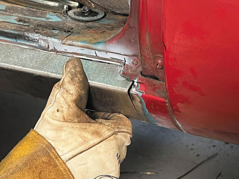 How to fabricate and install a replacement rocker panel
