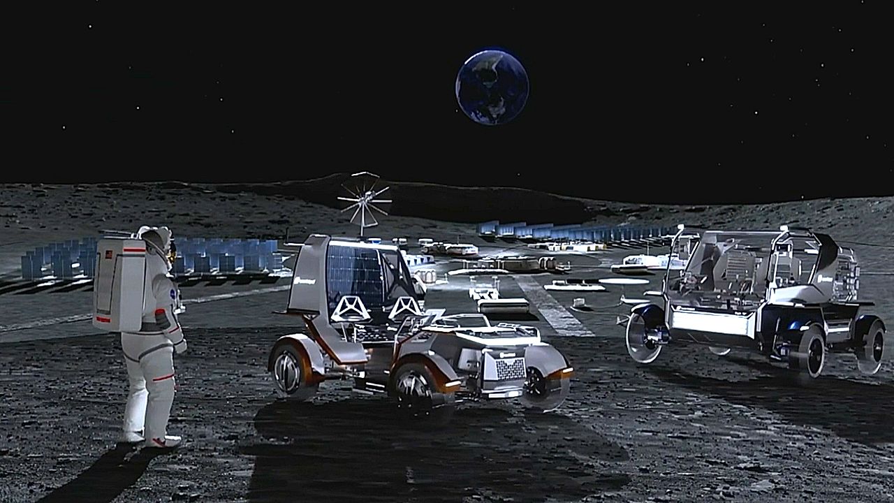 NASA reveals plans to build moon base, shows concepts for vehicles and ...
