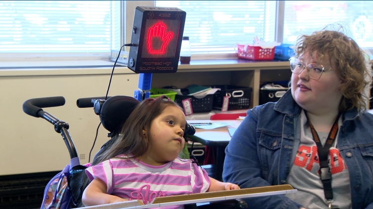 Moorhead High School robotics team helps empower first grade student ...
