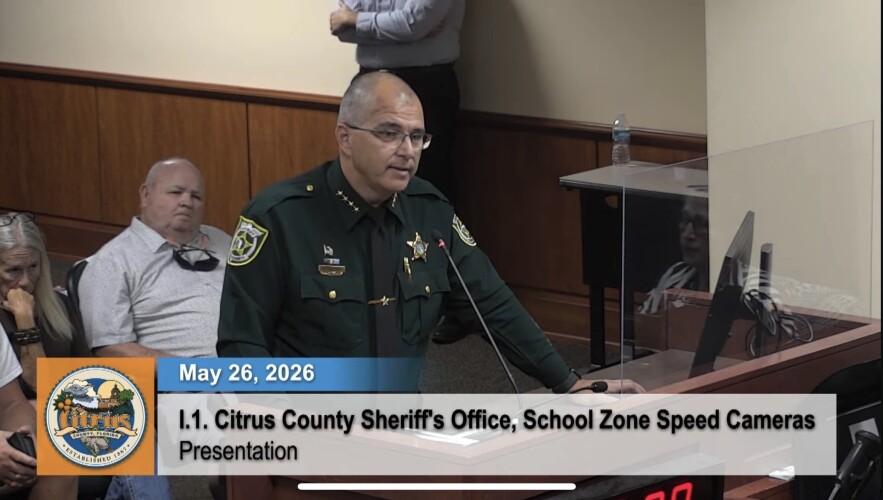Citrus County commissioners discuss school zone cameras to catch speeders