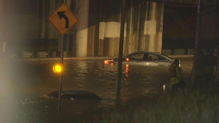 Emergency crews respond to high-water rescues as flash flood warning issued