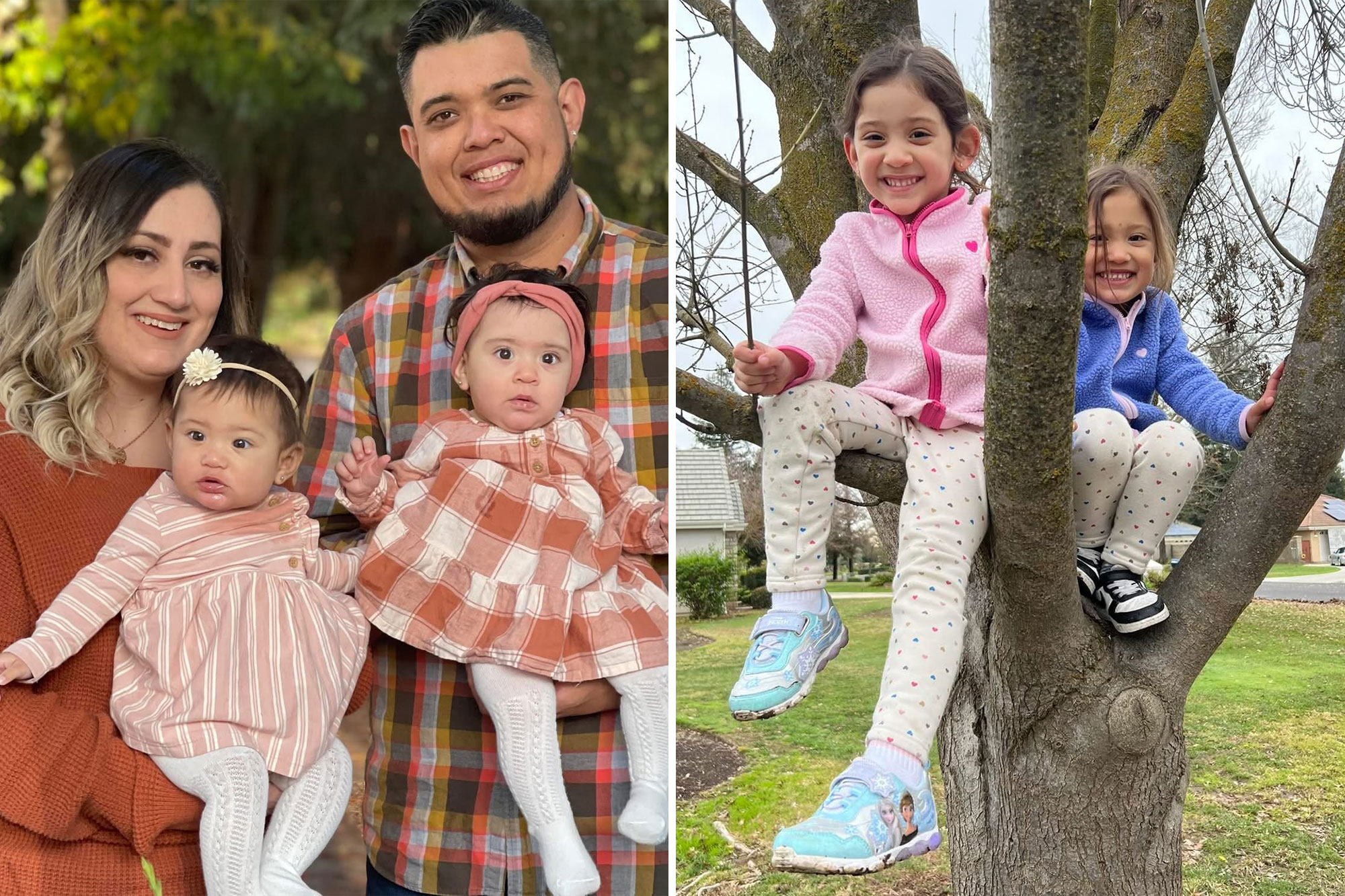 Adorable twin girls, 4, are killed in horrific car crash on the way to ...