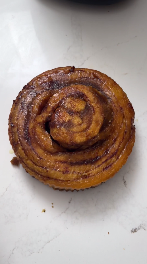 Soft and gooey caramel rolls made easily at home
