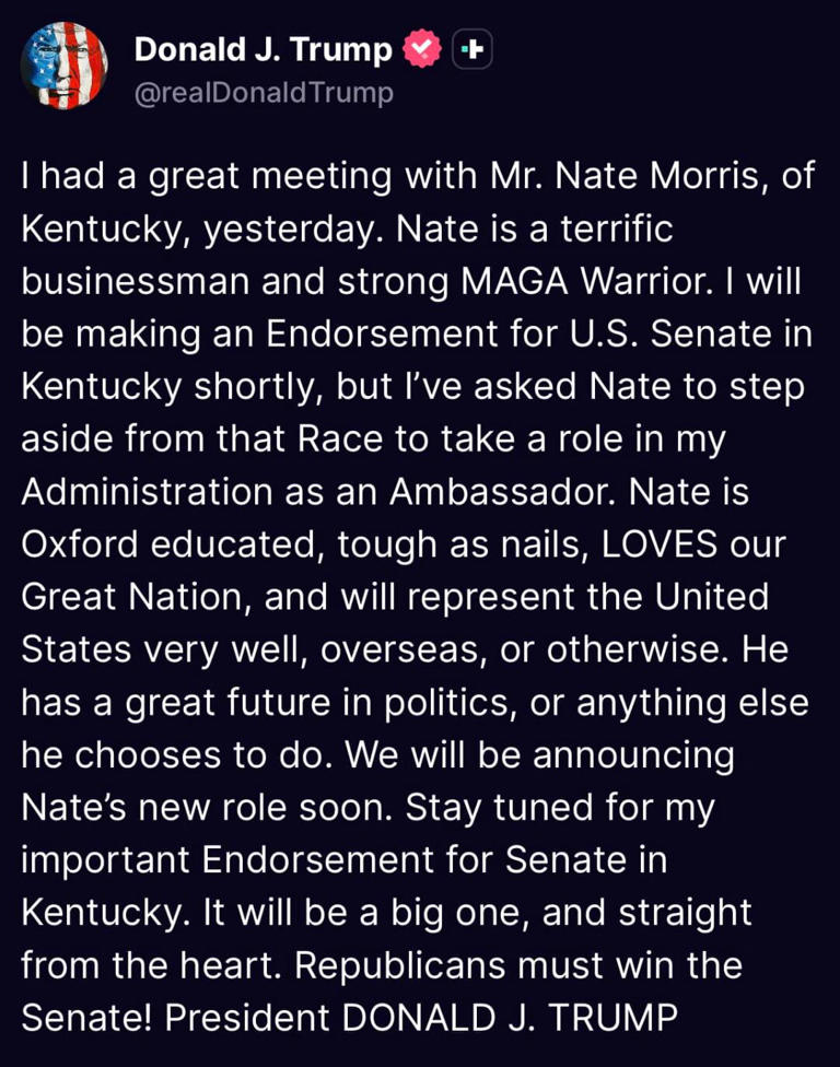 Estados Unidos nomina a Nate Morris para ocupar el cargo de embajador ...