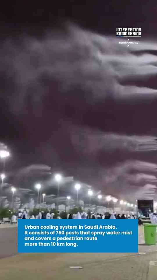 Saudi Arabia’s 10 km cooling system
