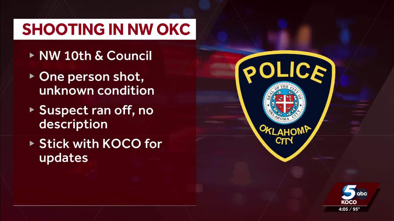 Suspect search underway after shooting in NW OKC
