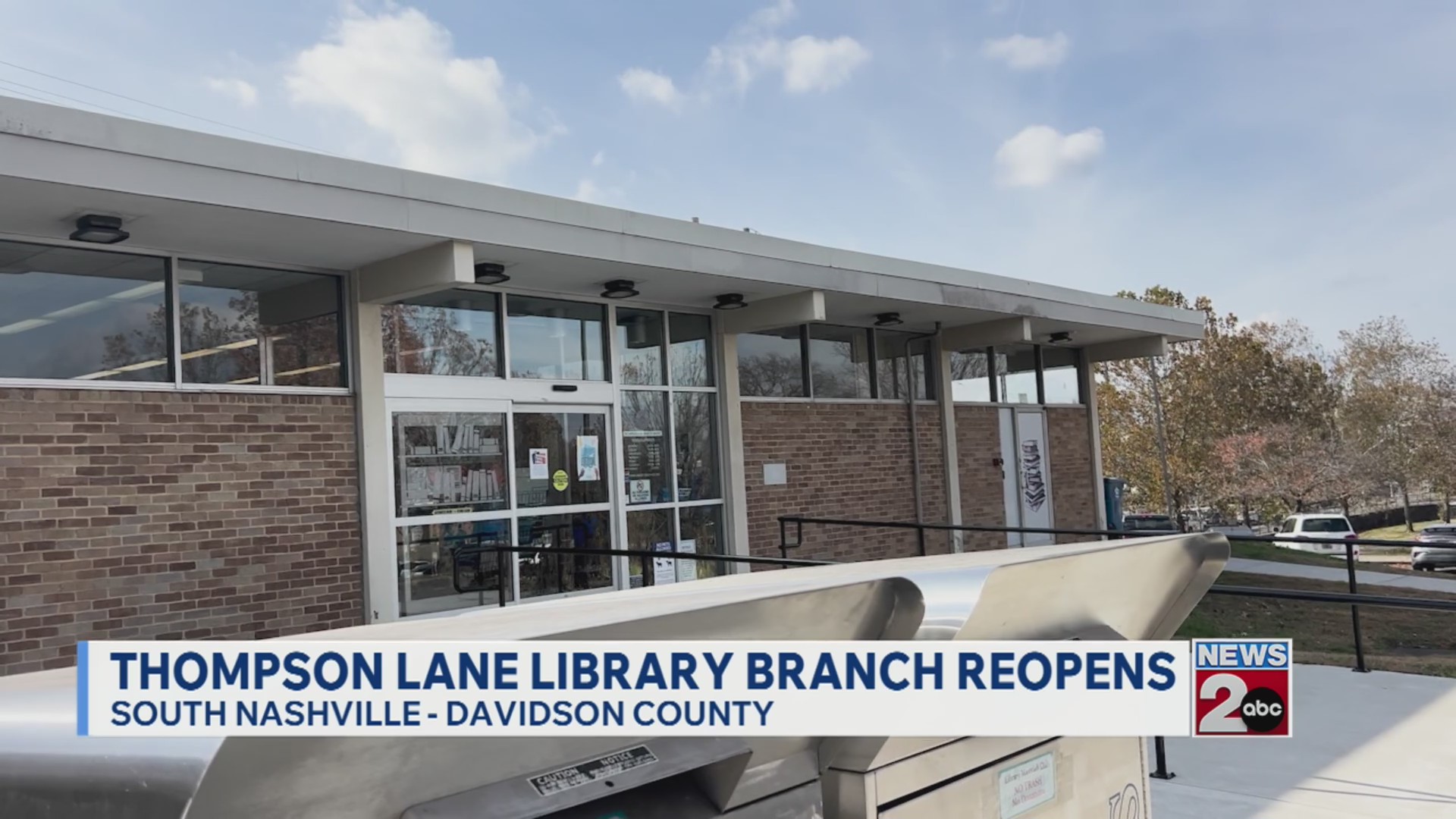 Thompson Lane Library Branch reopens after HVAC repairs