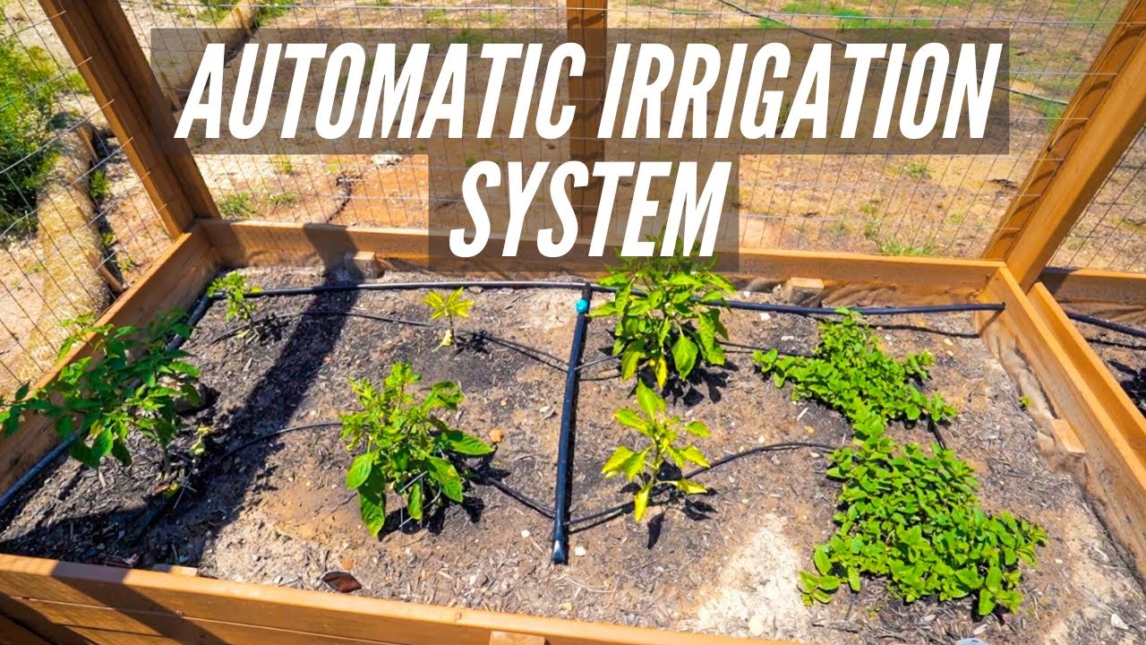 See my easy drip system for garden irrigation