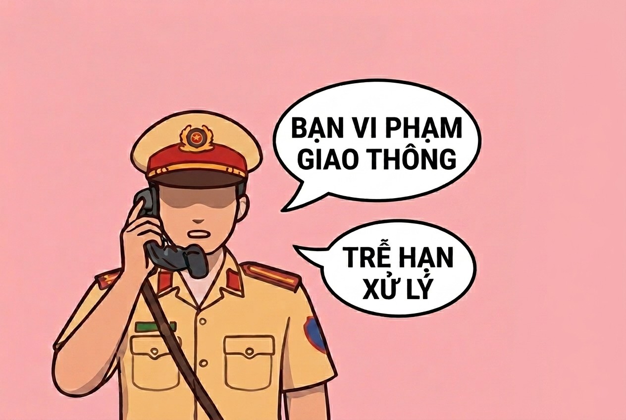 Nhận cuộc gọi báo phạt nguội từ CSGT, đừng vội làm theo yêu cầu