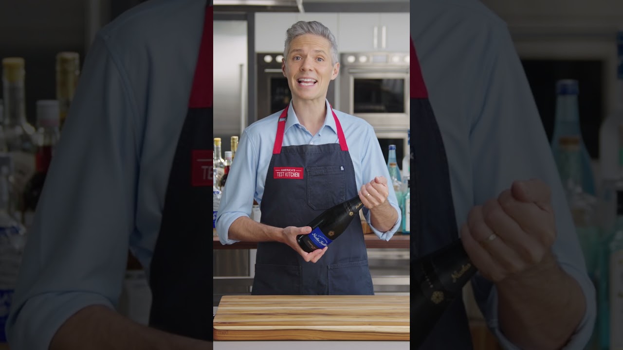 The best way to safely open a bottle of champagne