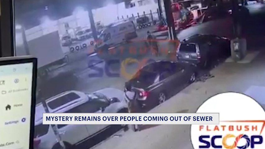 Questions remain after group seen emerging from Brooklyn sewer system