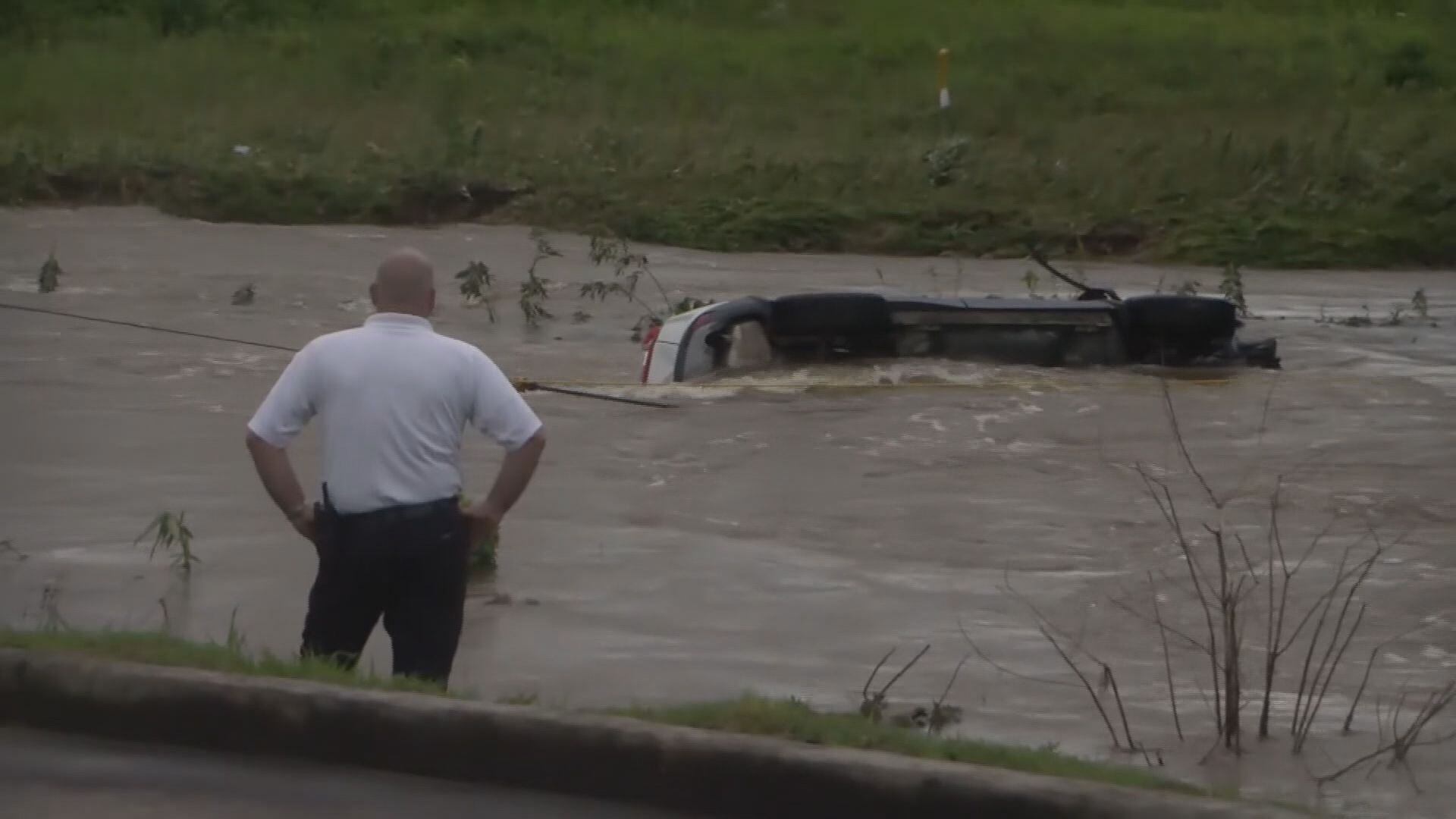 Local first responder shares tips for safely escaping vehicle if swept ...