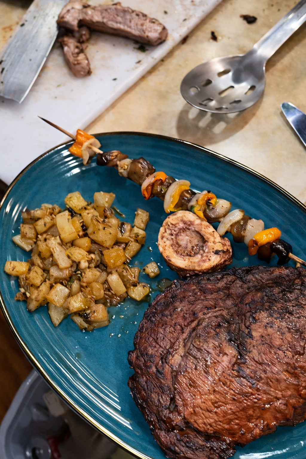 Slow smoked prime rib for perfectly juicy and tender beef