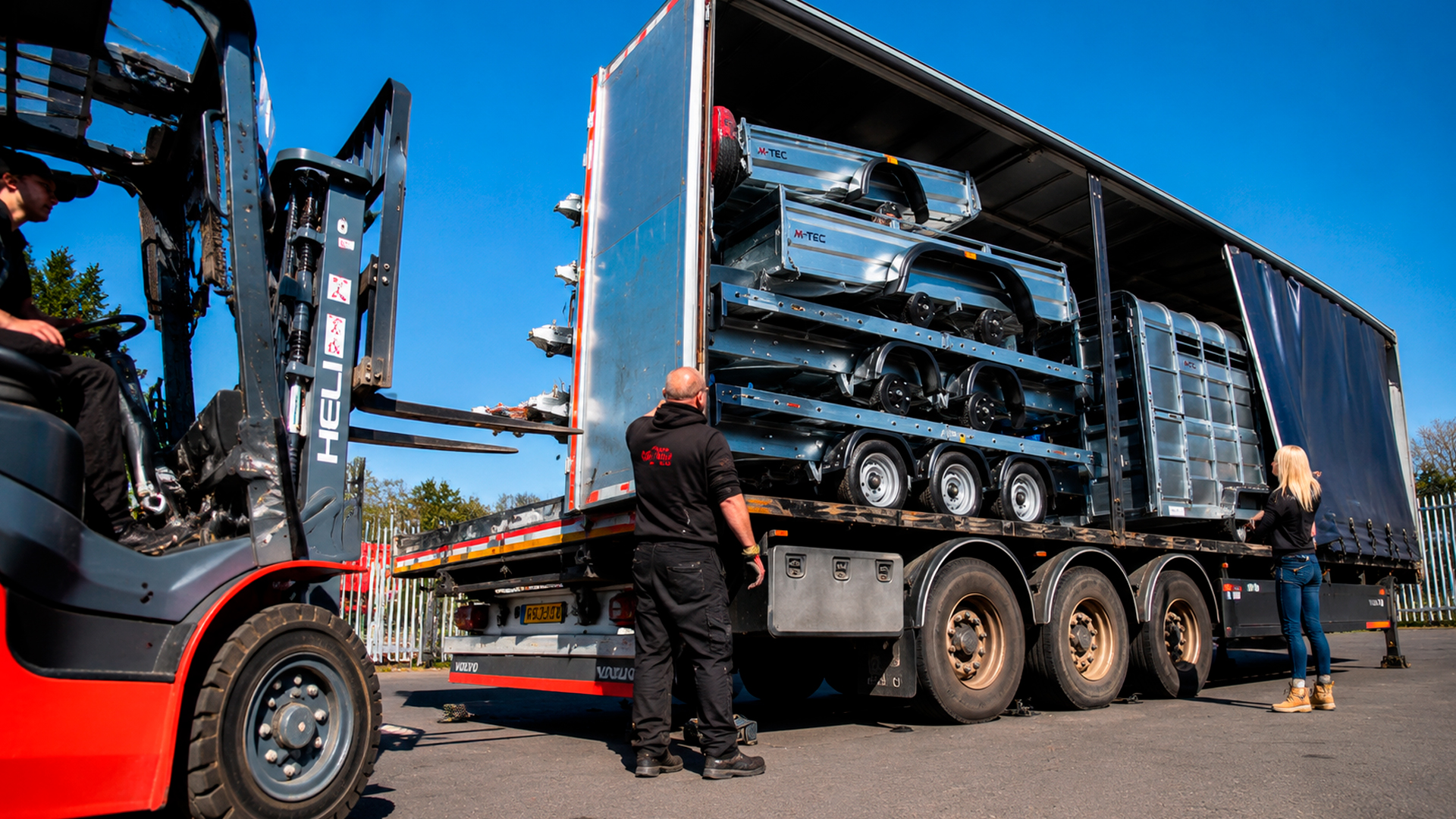 Can one truck tow seven trailers at once?