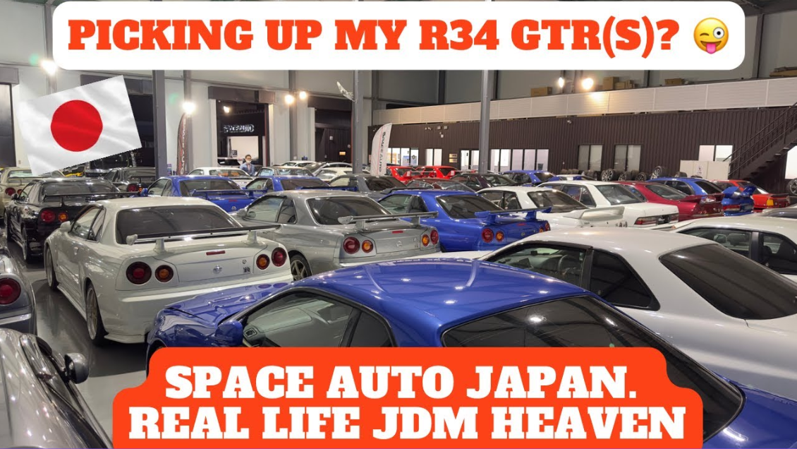 Picking up my R34 GTR in Japan