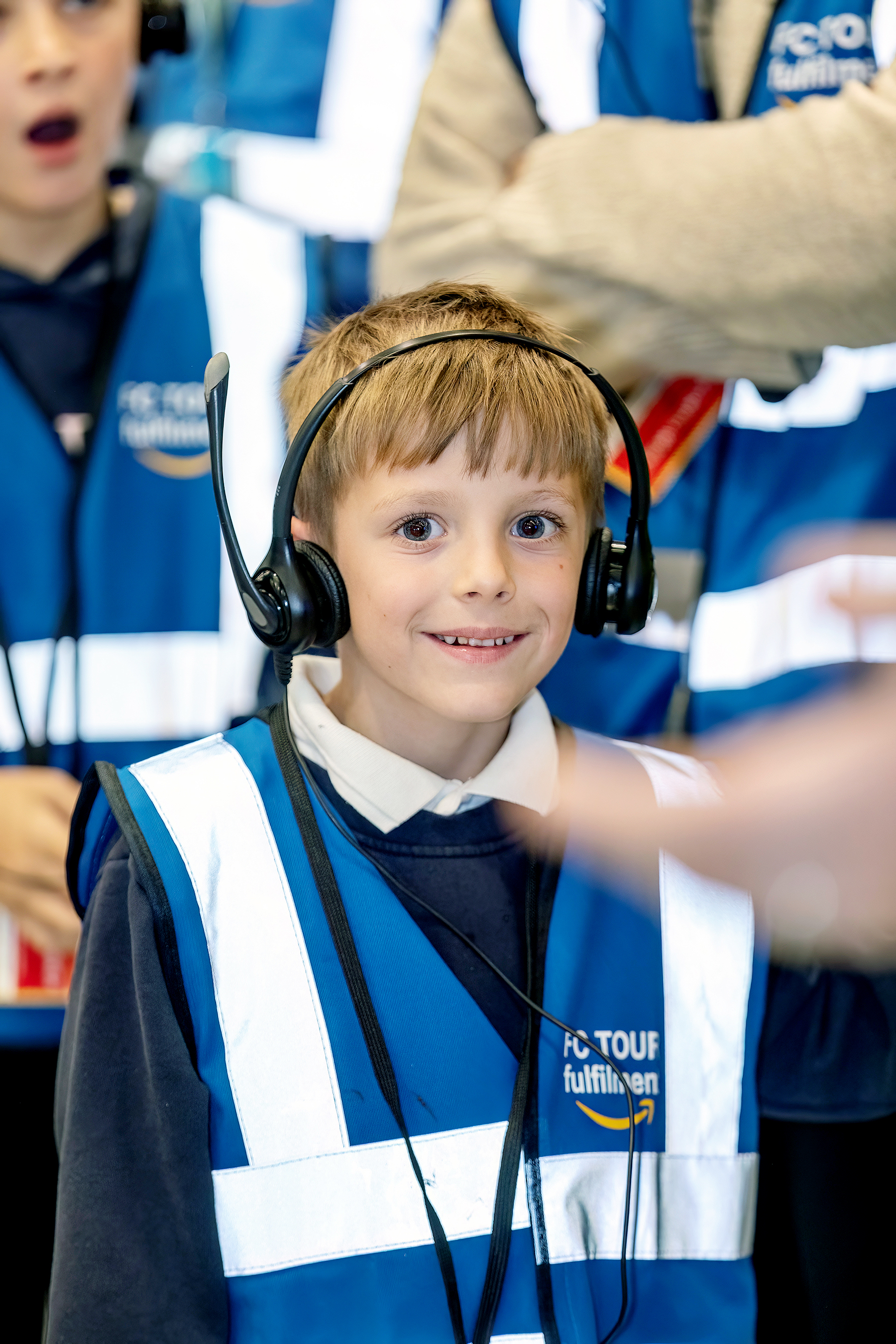 Peterborough school goes behind the scenes at Amazon