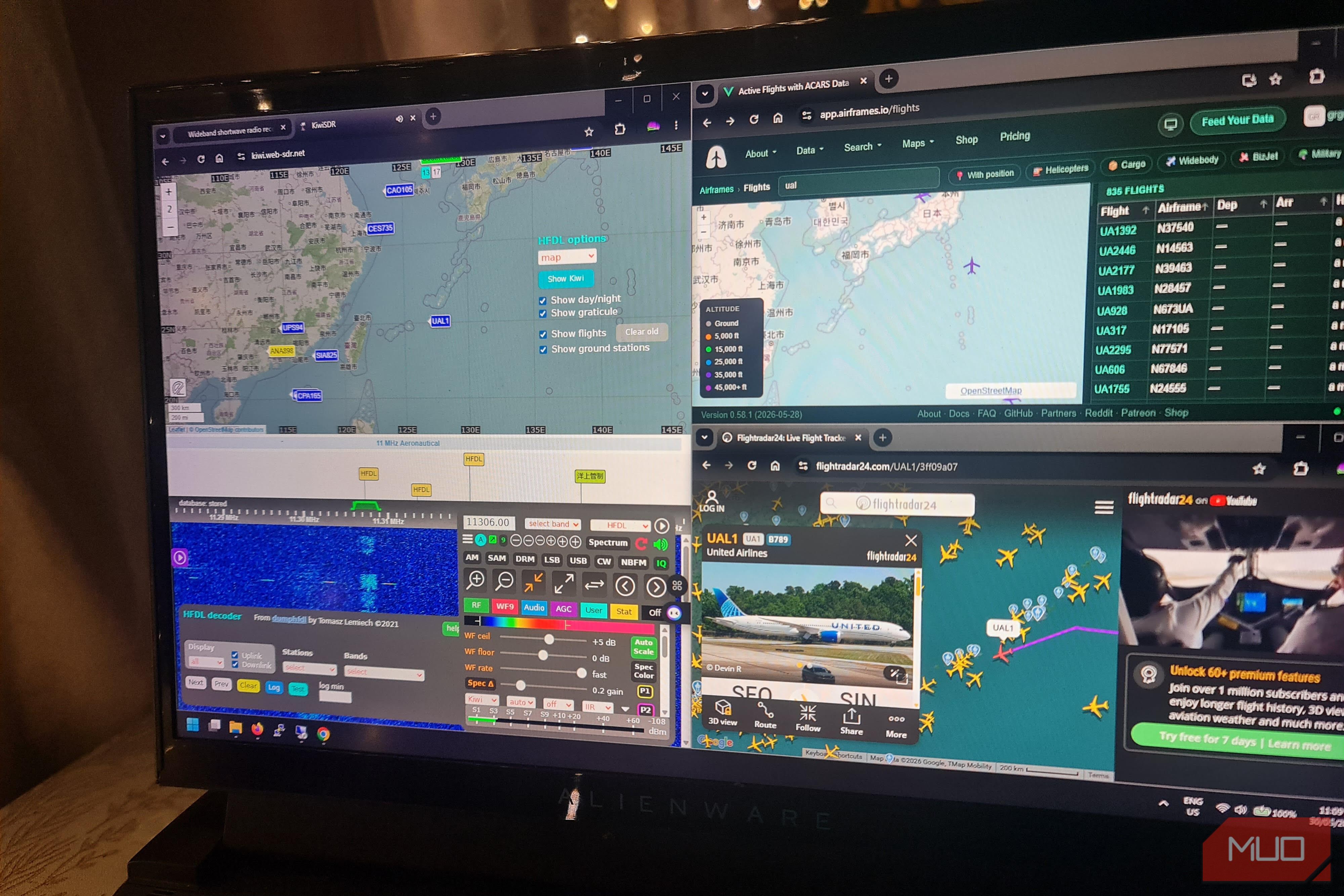 How to track live aircraft with HFDL and beat Flightradar24 using a ...