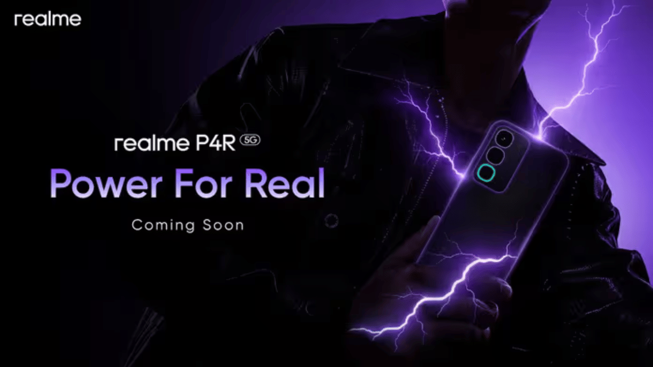 Realme P4R 5G teased ahead of India launch: 8,000mAh battery, 144Hz ...