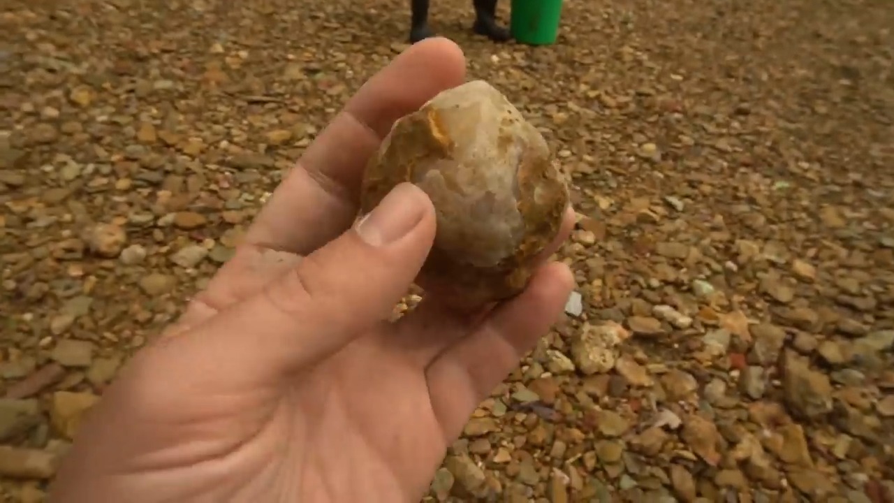 This didn’t look like much - then the Kentucky geode opened into a ...