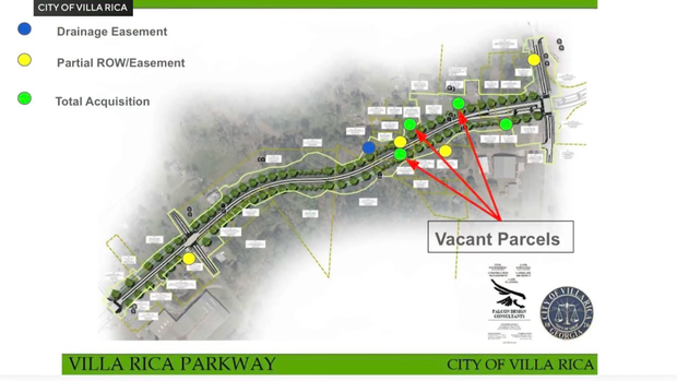 Villa Rica families protest city roadway plan: 