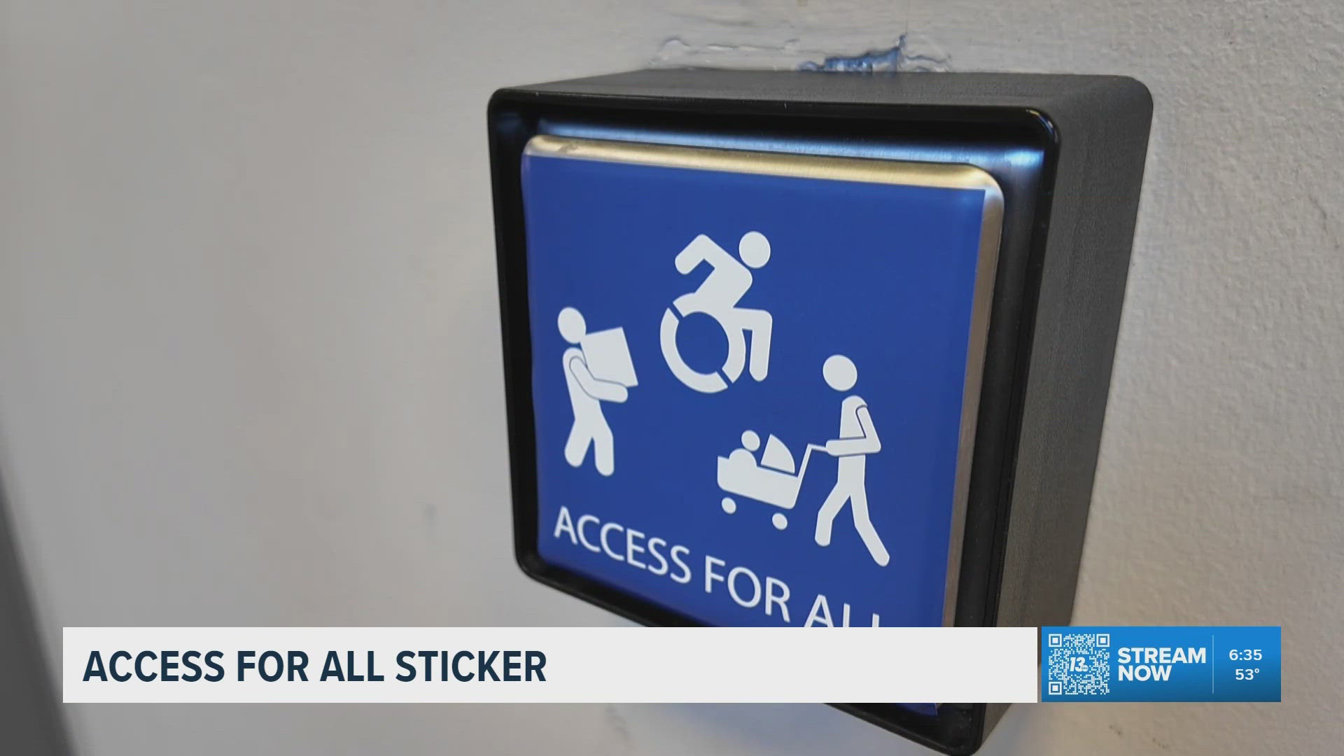 'Access for all' | College grad creates sticker emphasizing inclusive ...