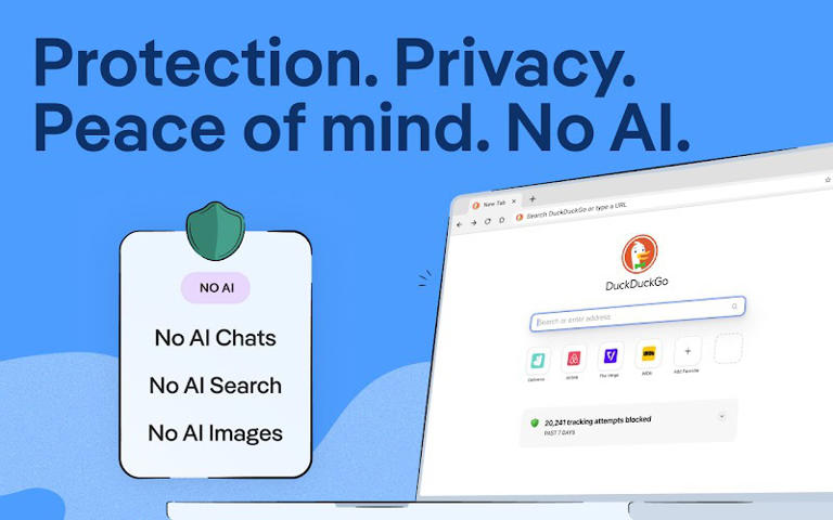 DuckDuckGo launches extensions for one-click access to its no-AI search