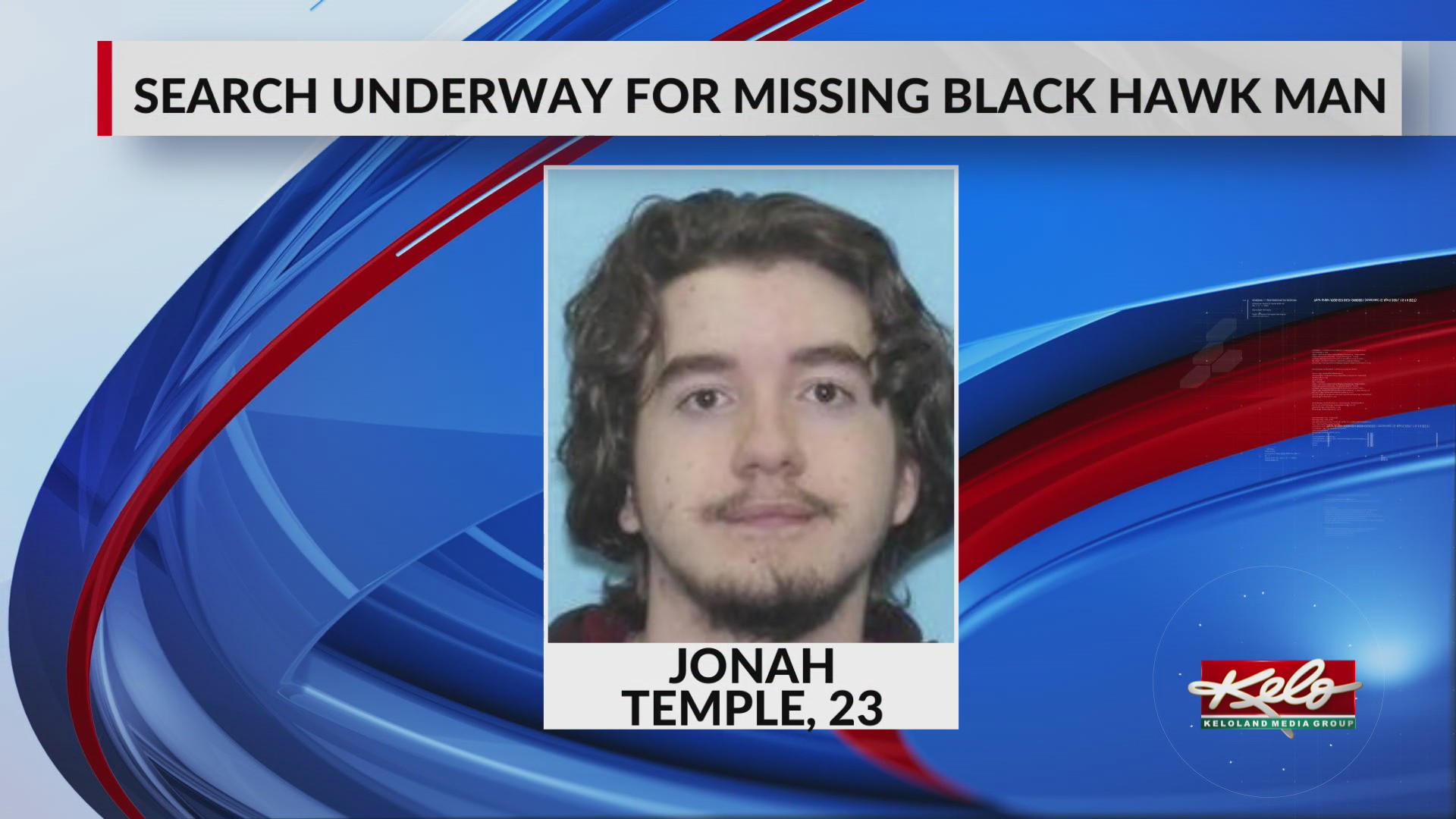 Search underway for missing Black Hawk man
