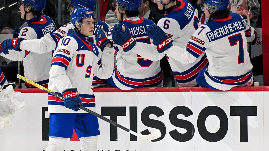 Should Bruins fans be concerned about James Hagens' one-point World ...