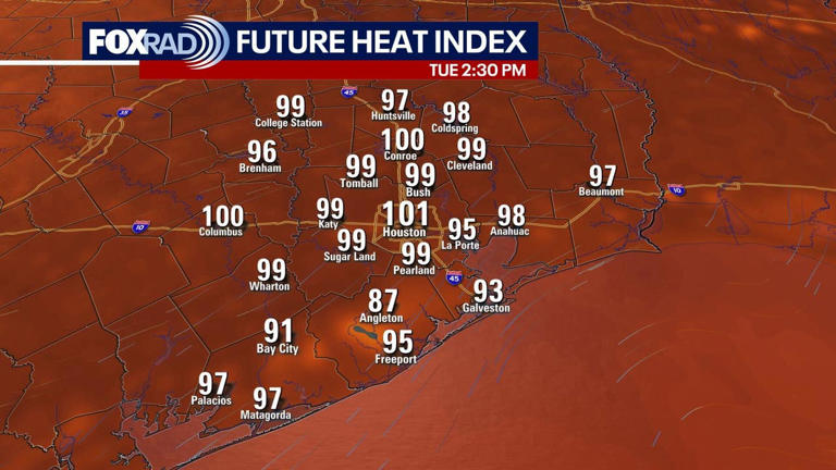 Houston weather: Steamy Tuesday, heat and humidity throughout this week