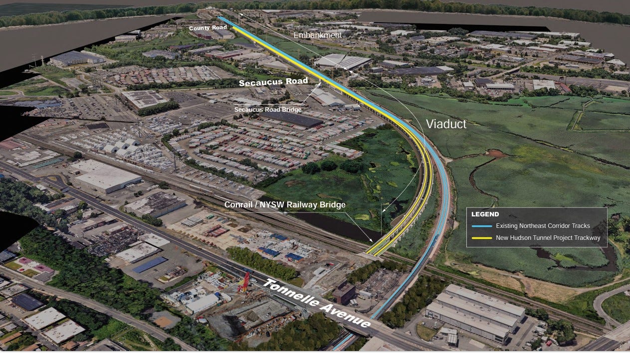 $711M contract for NJ Gateway tunnel project awarded. What it includes