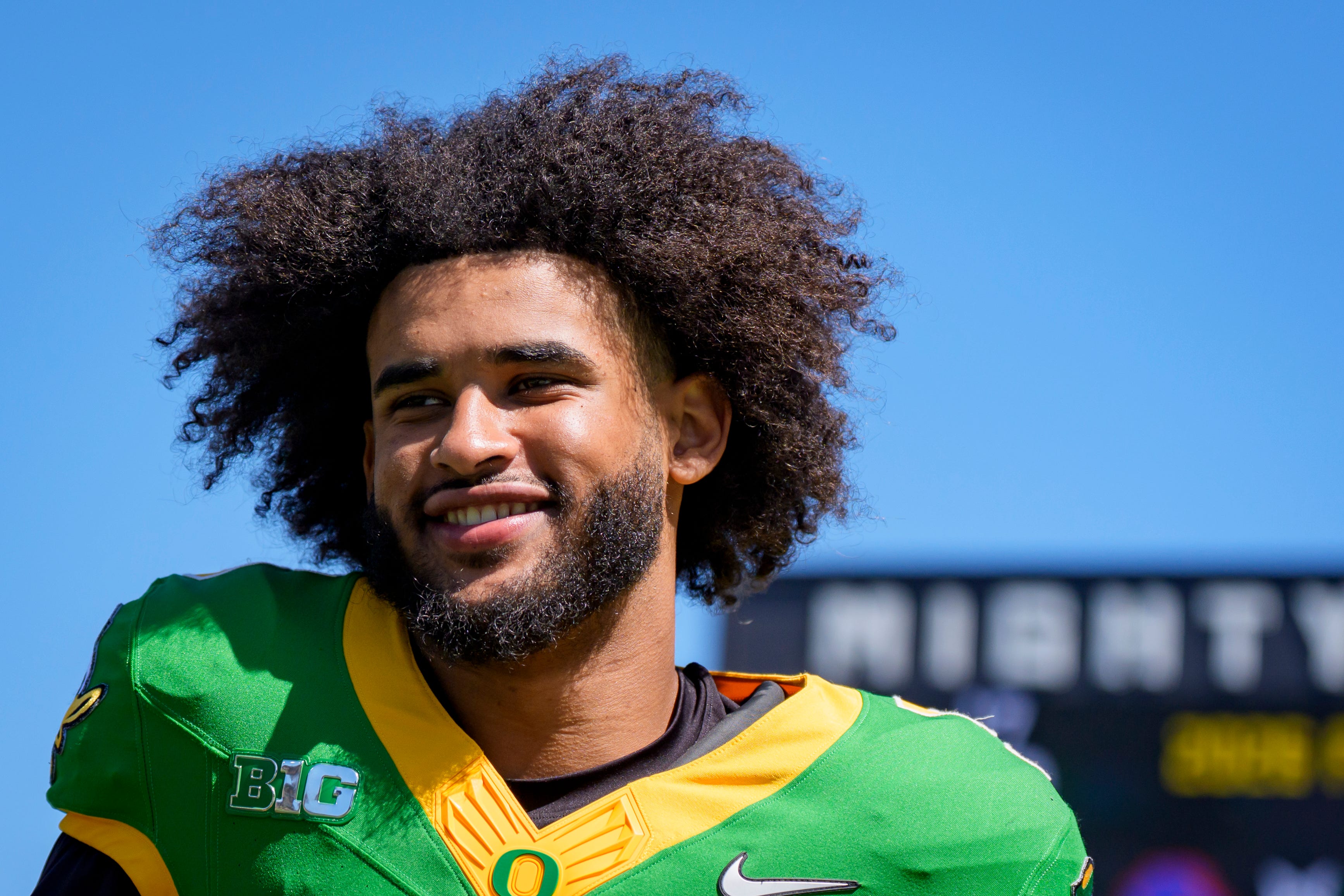 Oregon's Dante Moore featured on EA Sports College Football cover
