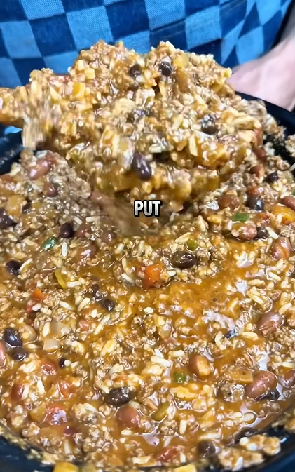Chili rice 🌶️🍚🔥 warning: addicting! Bold, comforting, and the kind of ...