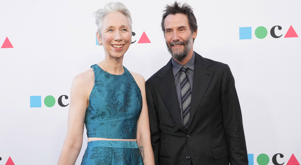 Keanu Reeves, la fidanzata Alexandra: «Con lui i miei quadri sono più ...