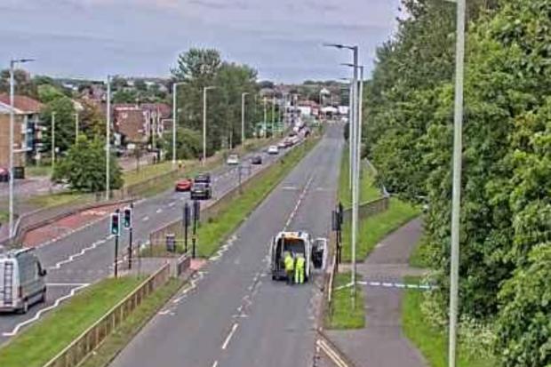 Woman seriously injured after being hit by car on mobility scooter as ...