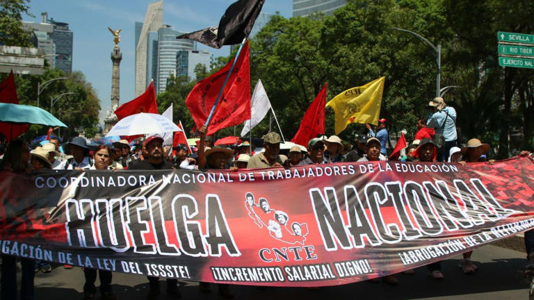 Marcha y bloqueos CNTE HOY 2 de junio en CdMx EN VIVO | Gobierno ...