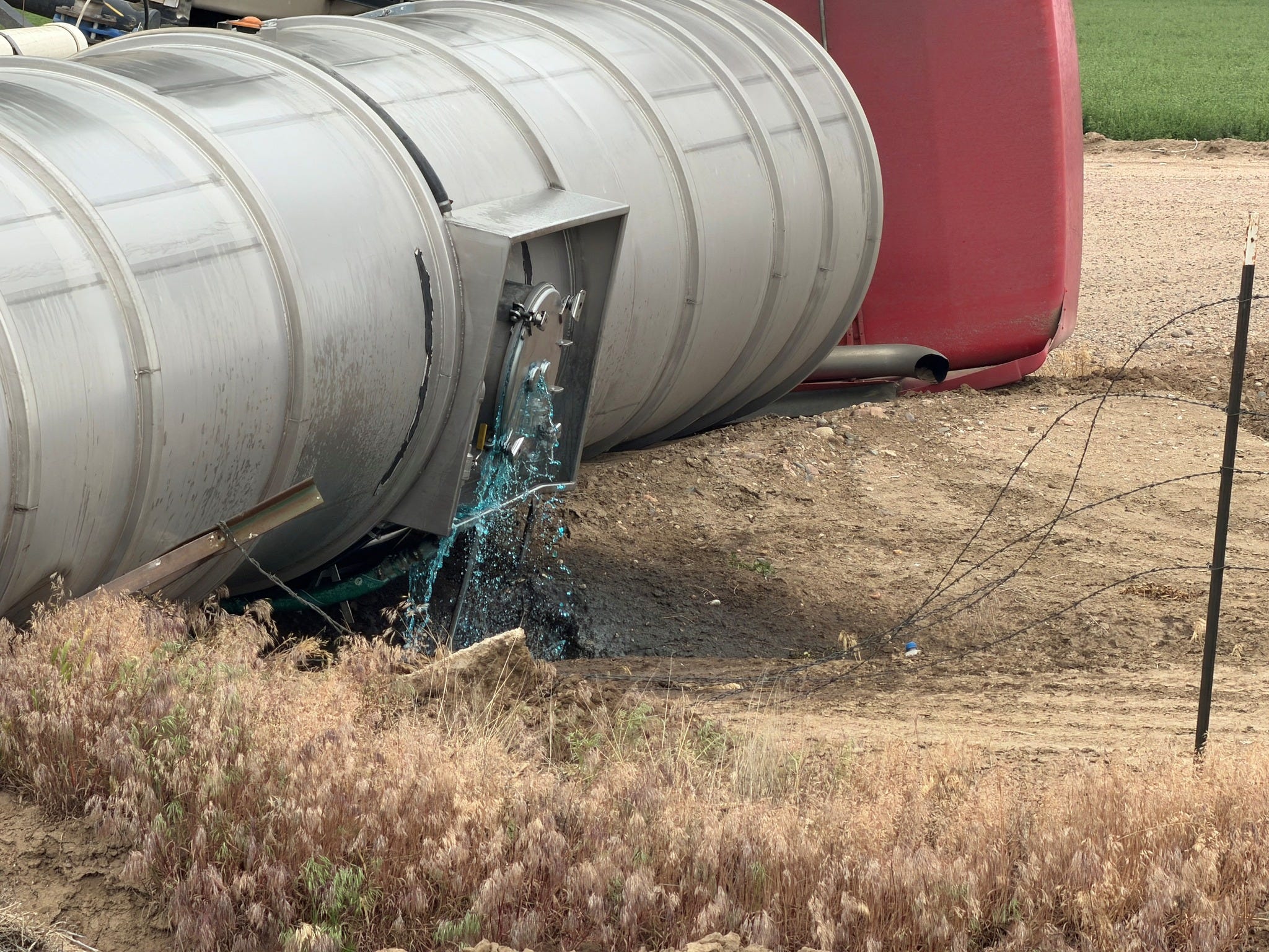 US Highway 50 reopens near Avondale after Pueblo County tanker crash