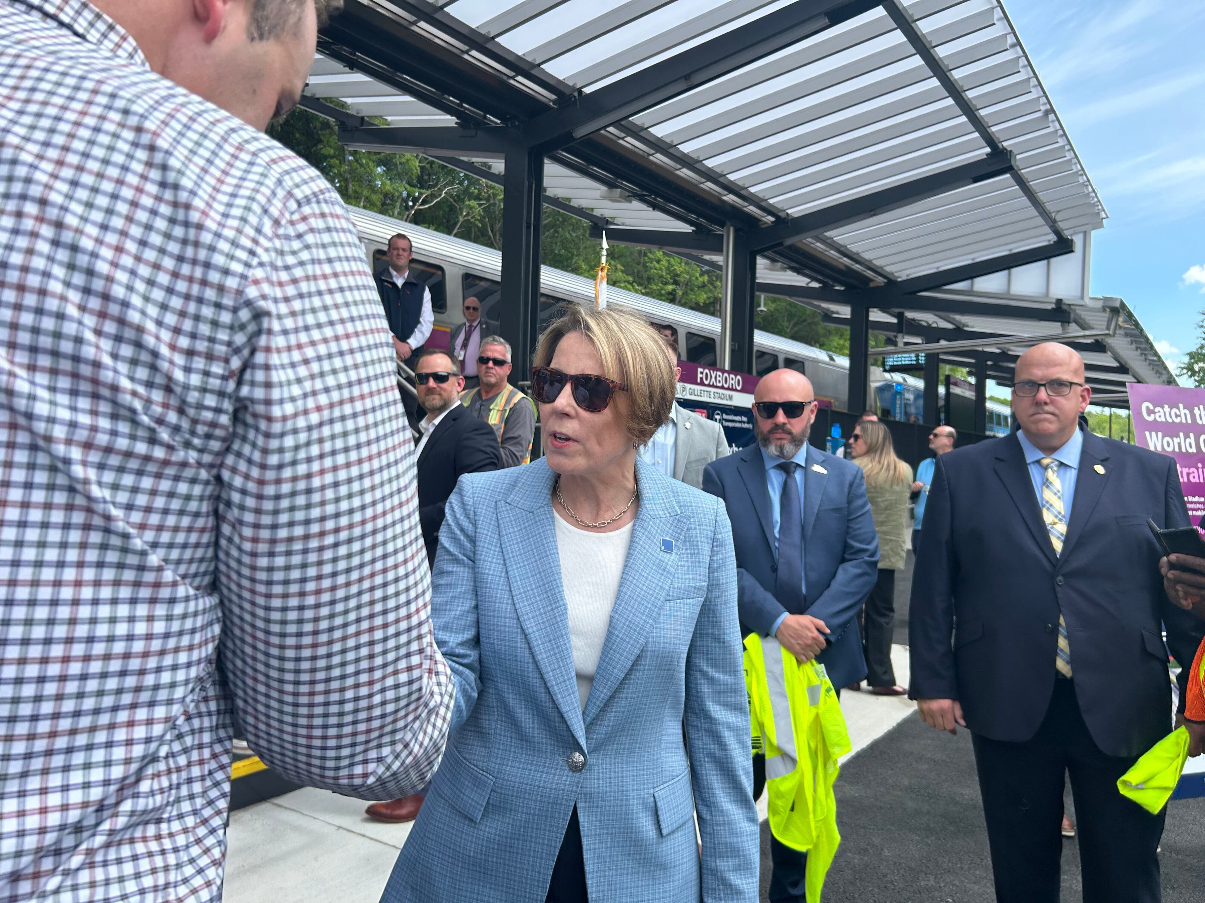 MBTA opens renovated Foxboro Station, not without a few hitches