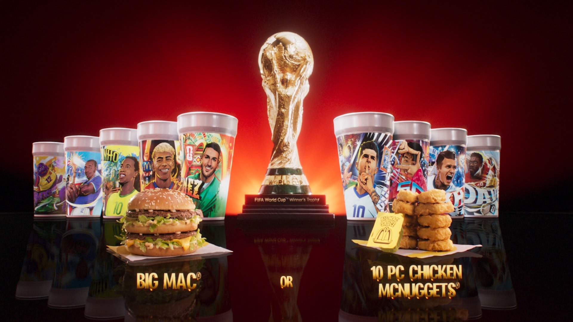 McDonald's celebrates the World Cup with David Beckham, Ronaldinho ...