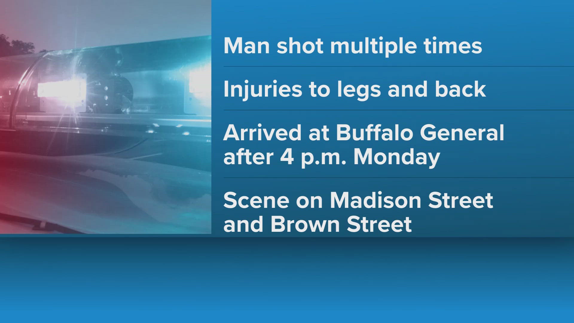 Man in serious condition after shooting on Madison St